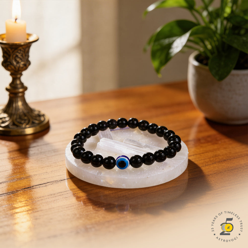 Evil Eye Bracelet with Charging Plate